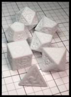 Dice : Dice - Dice Sets - Monochromatic Relief White - Temu Feb 2024